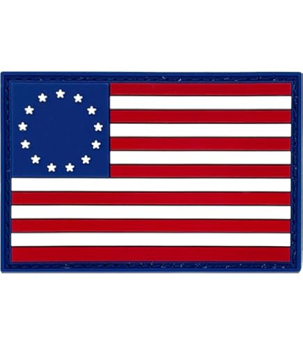 Amazon.com: Tactical Betsy Ross Flag Patch - Red White & Blue